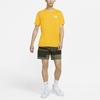 Nike T Shirts Men's Gold Crew Neck Moderate Straight Fit DJ1394-739