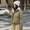 Winter Hooded Cotton Coat Women Short Thickened Warm Jacket Fashion Outwear