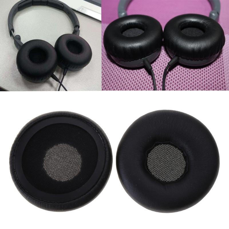 Earphone Cushions Ear Pads Earmuff Pillow Cover Noise Canceling Headphones Sleeve Fit for K420 K430 Leather Ear Pads 2x