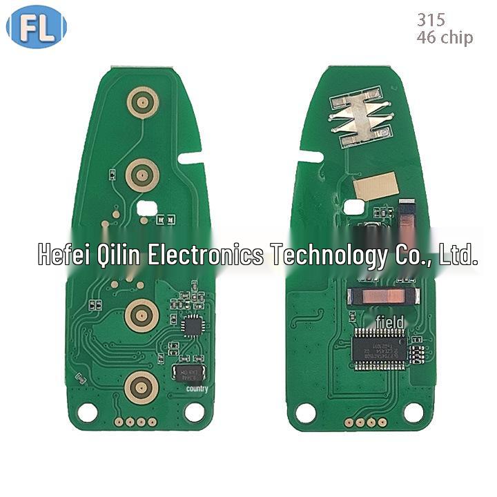 Compatible Ford Edge Smart Card Motherboard, 4+1 Buttons, 46 Chip, 433 MHz Frequency