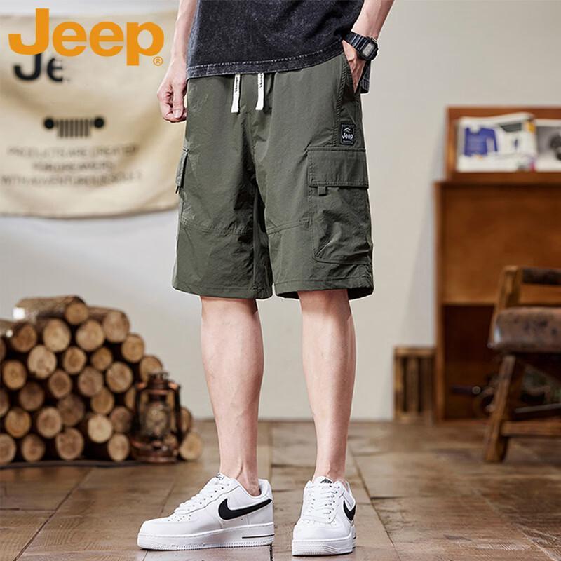 JEEP Men s Quick-Dry American Workwear Casual Shorts 2XL