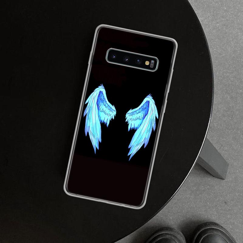 Angel Wings Demon Wing Phone Case Cover for Samsung Galaxy S26 S25 Edge S24 S23 Ultra S22 Plus S21 FE S20 + Art Customized Funda