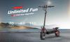 Off-road Electric Scooter BOYUEDA Q7 PRO MAX 10'' Tire 3200W Motor 52V28Ah Battery 70km/h Max Speed 110km Max Range