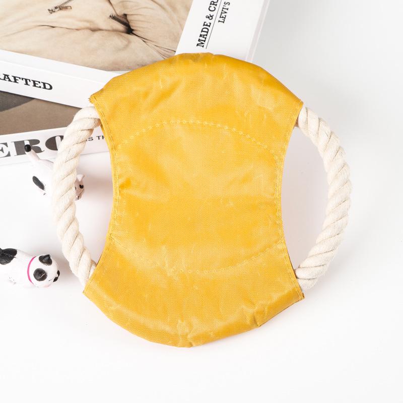 Durable Bite-Resistant Dog Frisbee Toy for Training and Teething