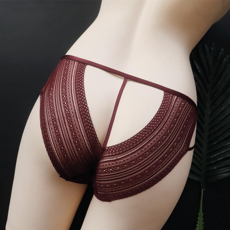 Lace-up Underwear Fashion Lace Women Hollow Thin Belt Sexy Panties Women Low-rise Breathable Women's Briefs