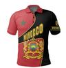 Morocco Polo Shirt Morocco National Flag 3D Printing Men and Women Casual Oversized Short Sleeve T