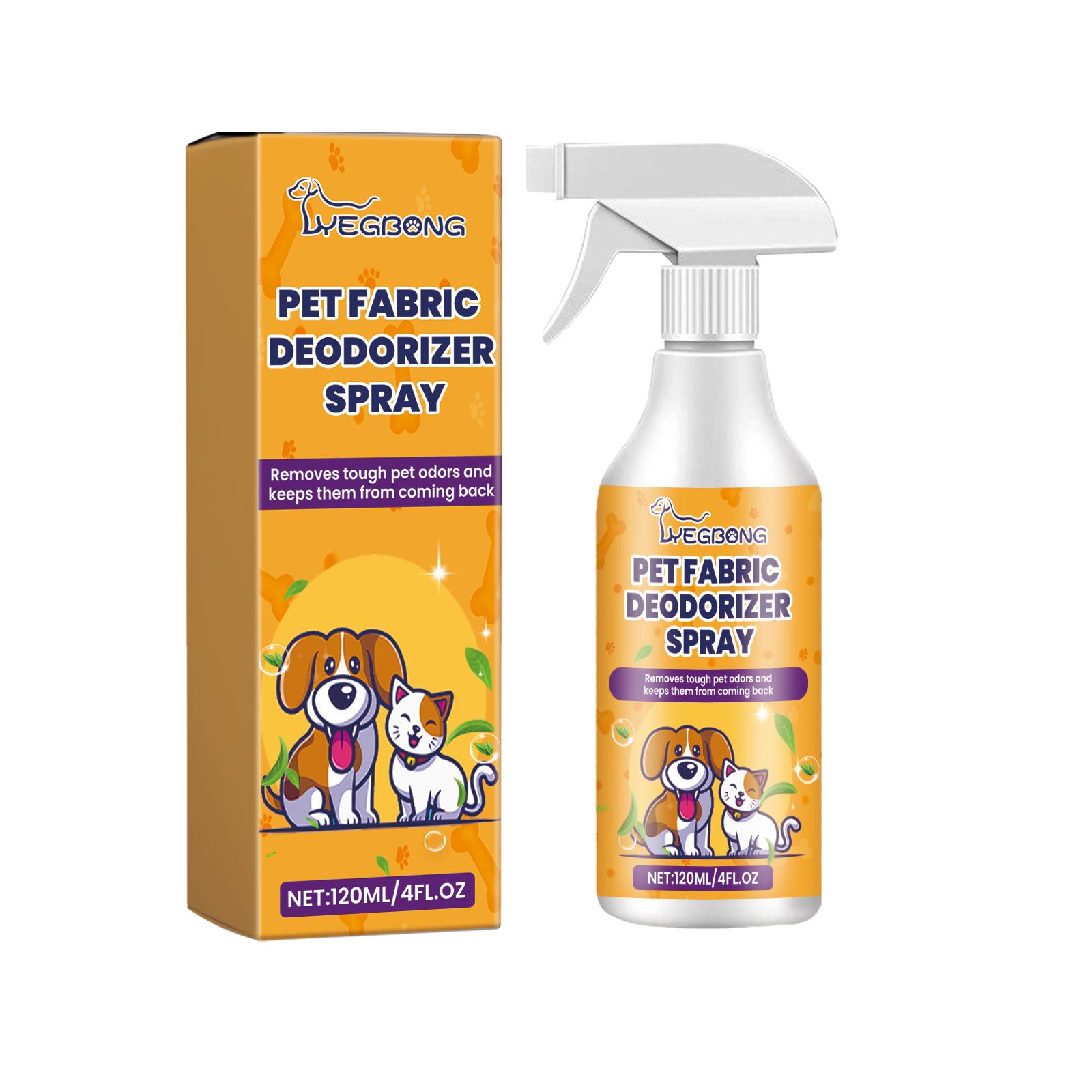 

Yegbong Pet Deodorizing Spray Clean Pet Odor Indoor Air Fresh Long Lasting Deodorizer