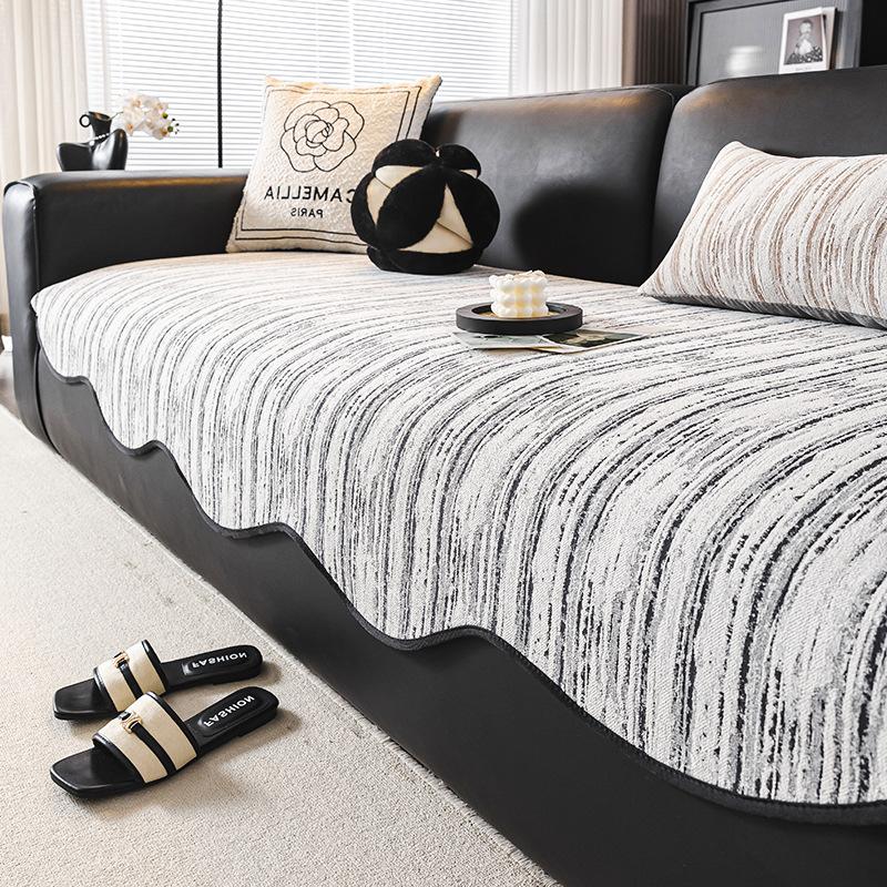 Light Luxury High-End Special-Shaped Sofa Cushion  New Four-Season Universal Seat Cushion Non-Slip Leather Sofa Cover Cover Cloth