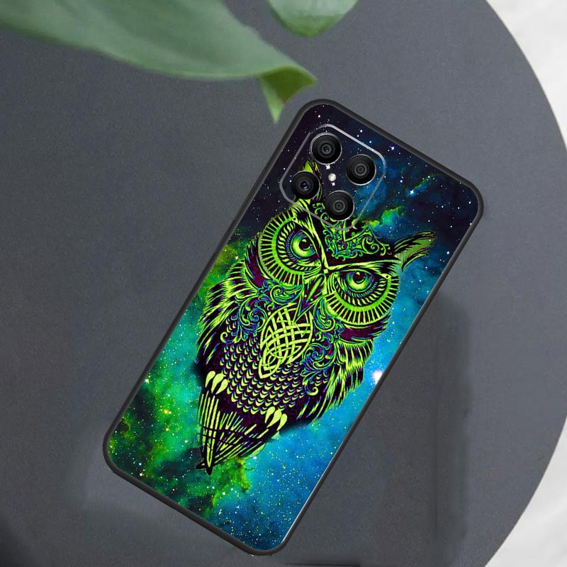 Mandala Owl For Honor Magic 5 6 7 8 Pro Case For Honor 400 200 50 70 Lite X8c X8b X9a X9b X9c X9d Win RT