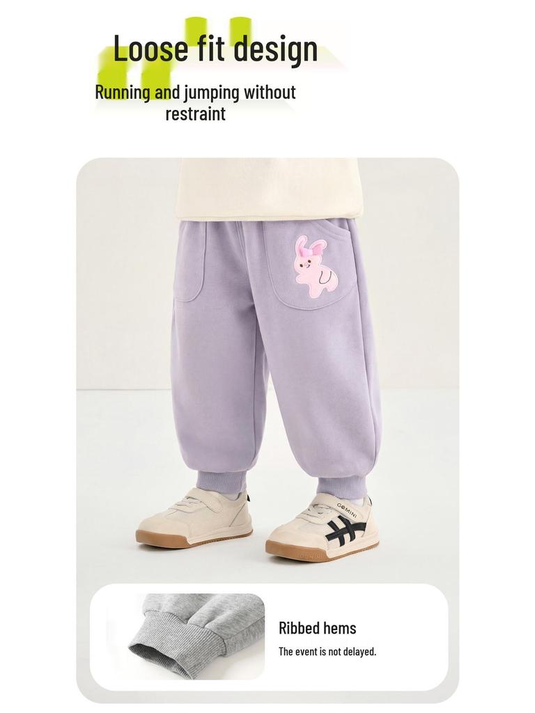 Panda Kaka Kids' Spring Sports & Casual Pants - Boys, Girls, Toddlers Trendy Long Wear.