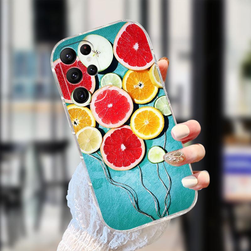 Clear Case For Samsung S25 S24 S23 S22 Ultra 5G Transparent Soft TPU Silicone Phone Cover For Galaxy S22 5G Protective Fundas