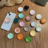 INS Round Glass Phone Grip For iPhone Samsung Huawei Xiaomi Universal Finger Bracket Stand Holder