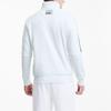 Puma TFS Unity Zip Knit Stand Collar Fitted Jacket Men Outerwear White 599293-02
