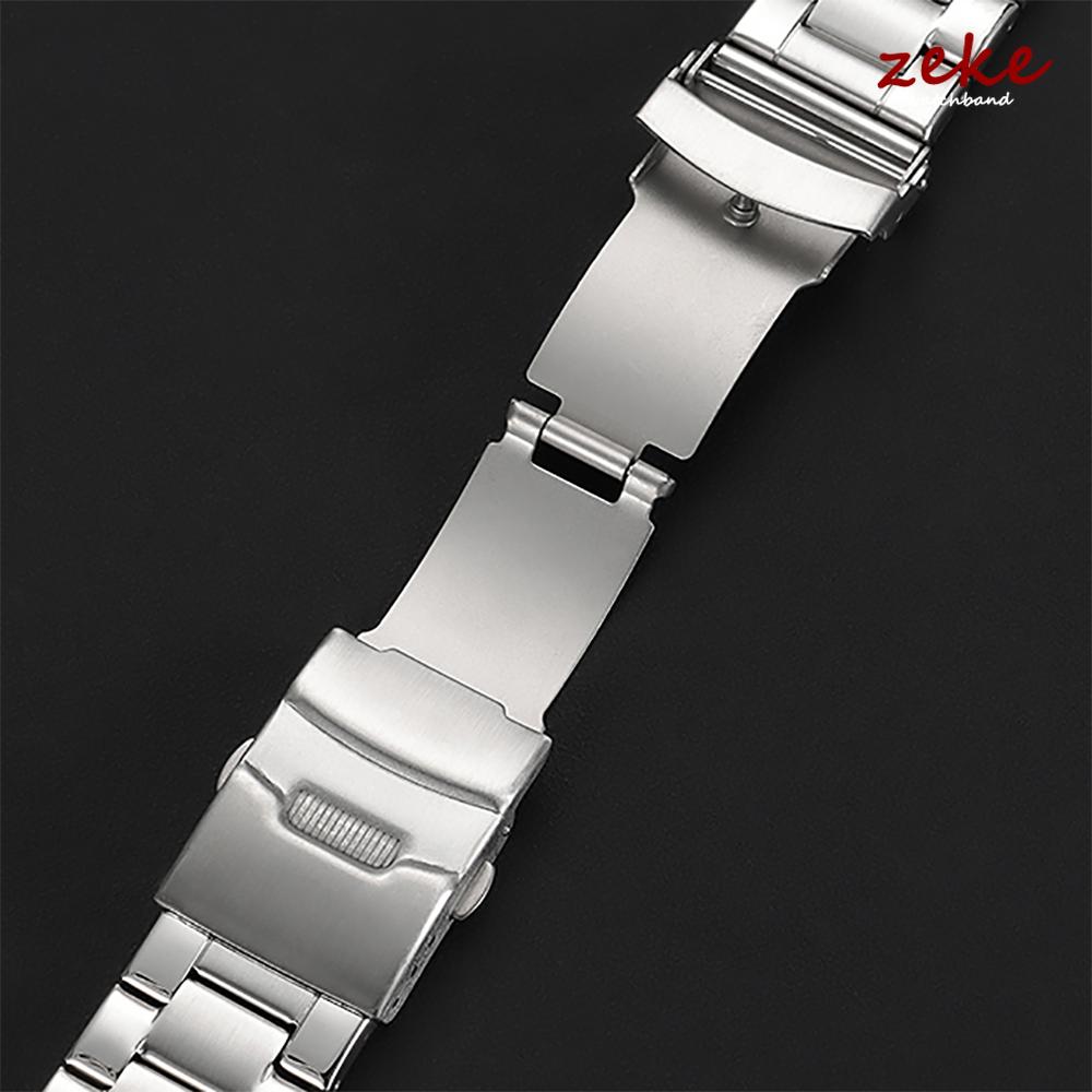 Silver Black Stainless Steel Bracelet Band 20mm 22mm 24mm Straps for Seiko for Jubilee for Oyster Belt Men's Watch Accessories