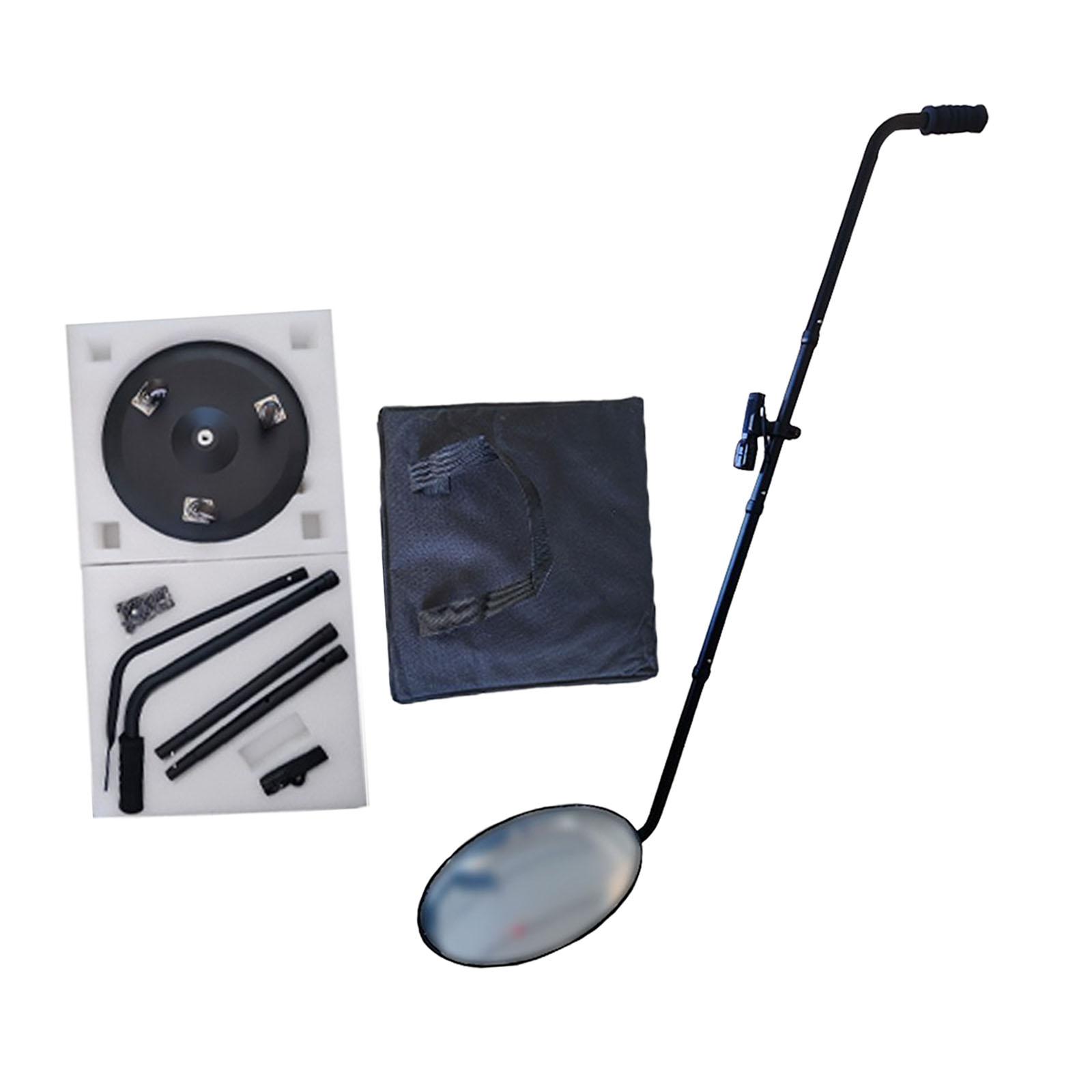 Inspection mirror, telescopic underbody inspection mirror, LED illuminated
