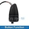 Power Window Switch No.2308211351 Window Control Switch for Mercedes-Benz SL500 SL550 SL600 Black
