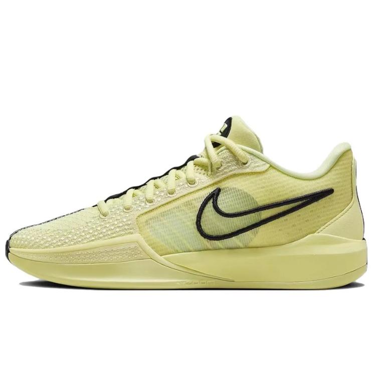 Nike Sabrina 1 EP Slip Resistant Abrasion Resistant Low top Basketball Shoes Unisex Yellow Pink FQ3389-303(Team130-VAM)