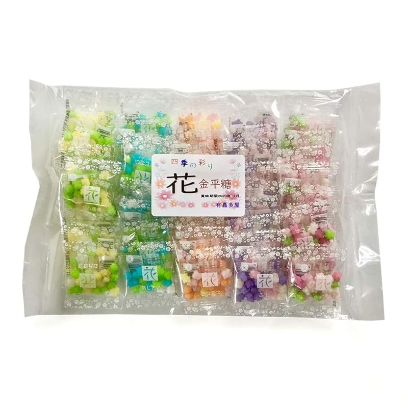 

Colors of the four seasons Flower konpeito Assortment of 5 types 50 pieces