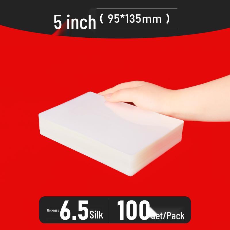 Bolsas para Plastificação A4 - Tamanhos de 3" a 10", Espessadas para Fotos e Identificações