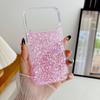 Coque de téléphone Bling à paillettes transparentes, sable mouvant et paillettes pour iPhone 17 Air 16 15 14 13 12 11 Plus Pro Max, style fille à la mode