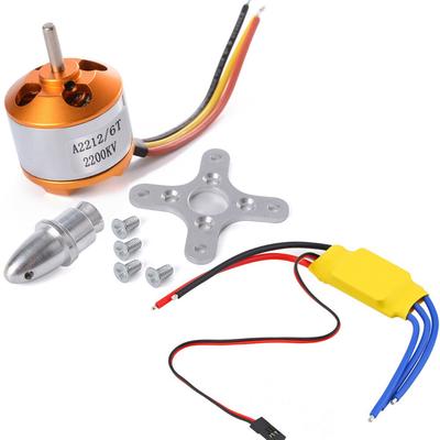 XXD A2212/A2208 930KV 1000KV 1400KV 2200KV 2700KV מנוע ללא מברשות עם בקר מהירות ESC 30A