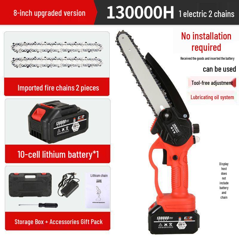 High-Power Lithium Electric Pruning Saw, Multi-Functional for Home Use and Ideal for Middle-Aged & Elderly Users