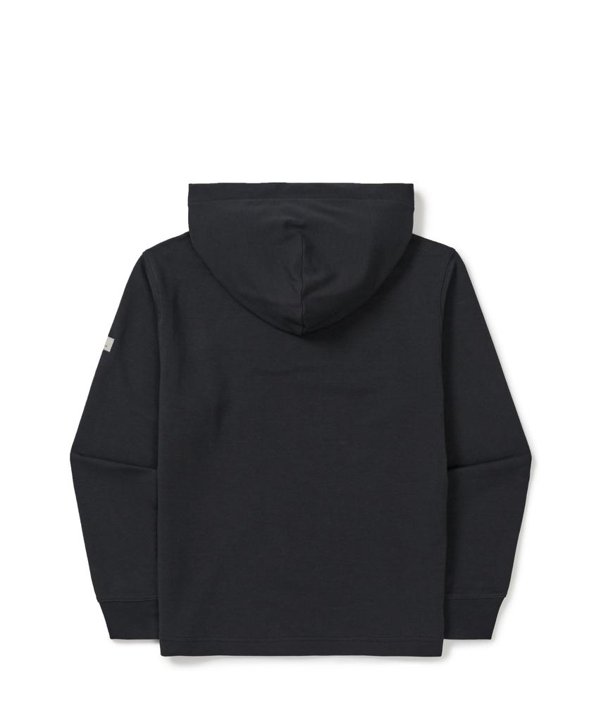 Basic Women'S Semi-Crop Hoodie (S25Fwfhd11) Dark Charcoal