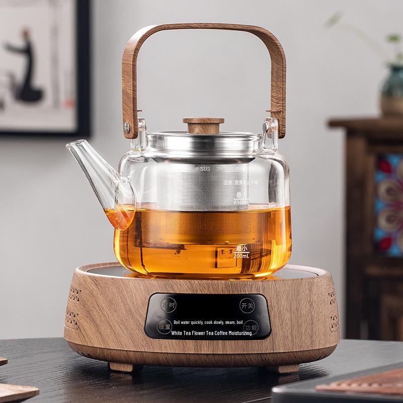 1300W Multi-functional Electric Ceramic Tea Brewing Set with Automatic Keep Warm Feature