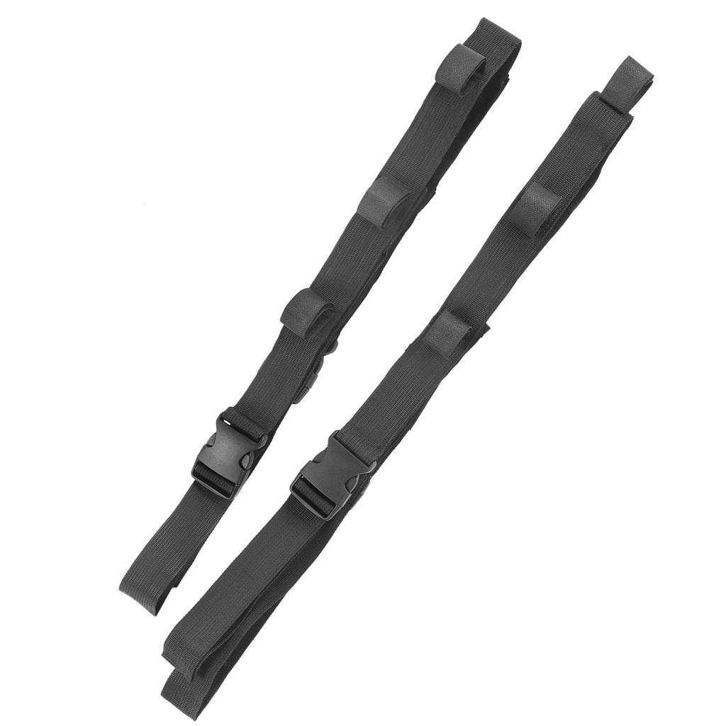 2pcs Vehicle Fishing Pole Carrier Adjustable Fixing Car Fishing Rod Holder Strap Portable Rack