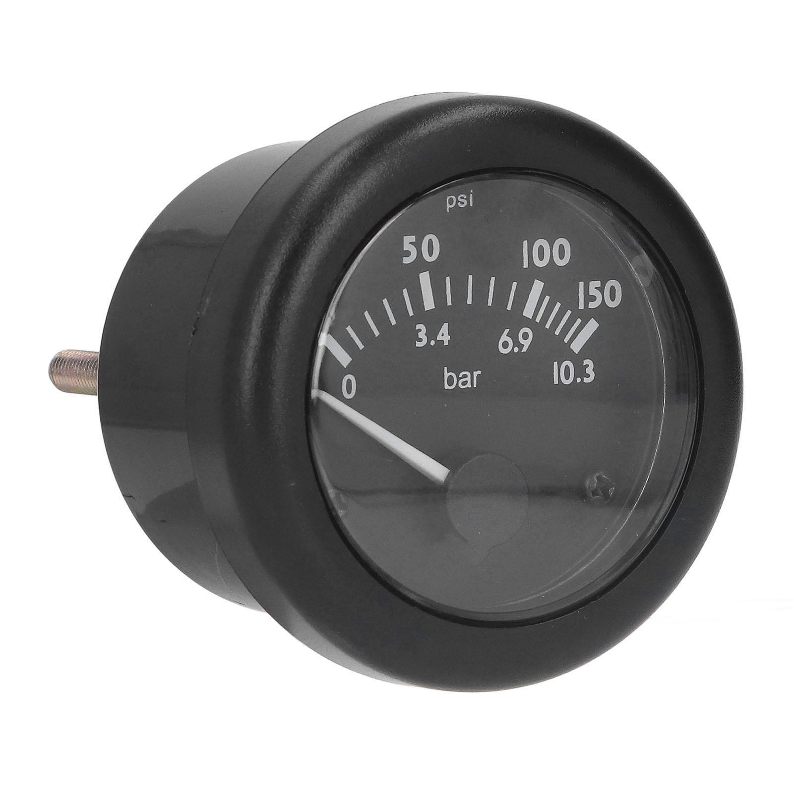 

Generator Oil Pressure Gauge 0‑10.3bar IP55 Sensitive ABS Housing Generator Accessories 12V