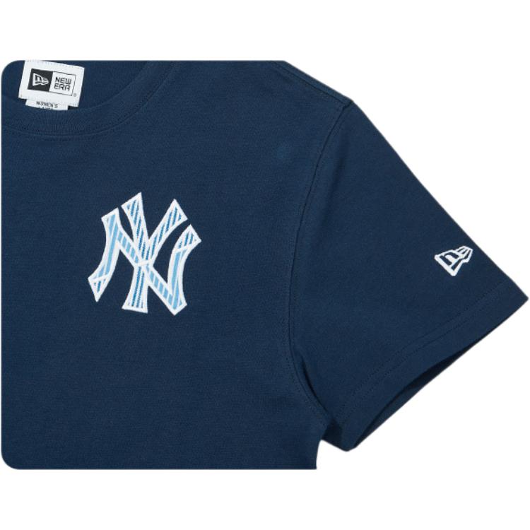 New Era Splicing Series MLB New York Yankees Front Graphic Comfortable Simple Short Sleeve T-Shirt Women tops 14701123