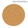 50/100Pcs Cup Mat Natural Cork Coasters Placemats For Table Kitchen Accessories Round Coffee Tea Cup Mats Desktop Decoration