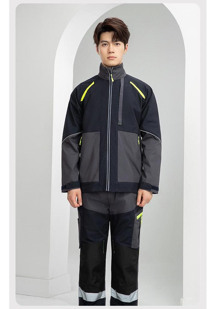 Tear-Resistant Multi-Pocket Work Pants for Spring and Autumn