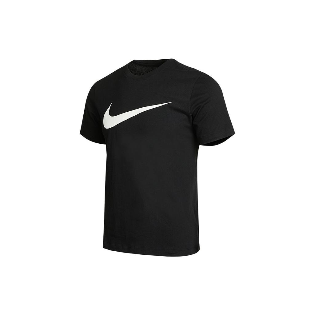 Nike Sportswear Swoosh Casual Printed Crew Neck Short Sleeve T-Shirt Men Tops Black DC5095-010