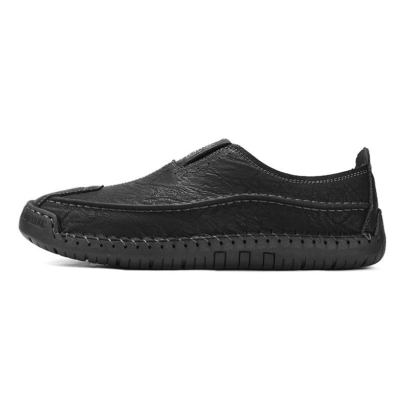 Pantofi casual mocasini pentru bărbați, toamnă-primăvară, lucrați manual, mărime mare, pantofi casual din piele pentru condus
