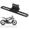 Motorcycle LED Rear Light with Plate Lamp 12V Versatile 12V LED Motorcycle Tail Lamp with Brackets Simple Installation