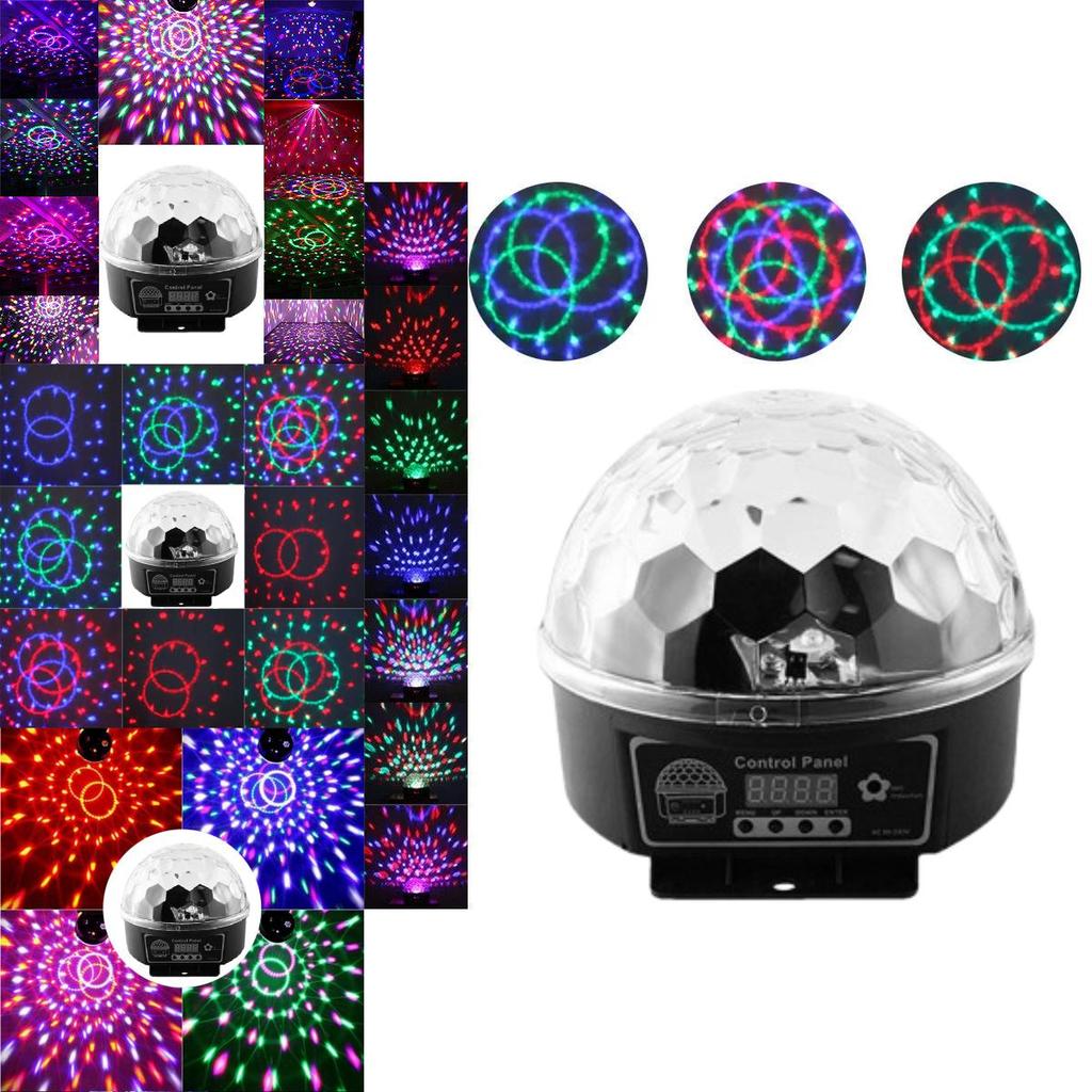 Led Crystal Magic Ball With Remote Control For Ktv Bar Stage And Party Lighting