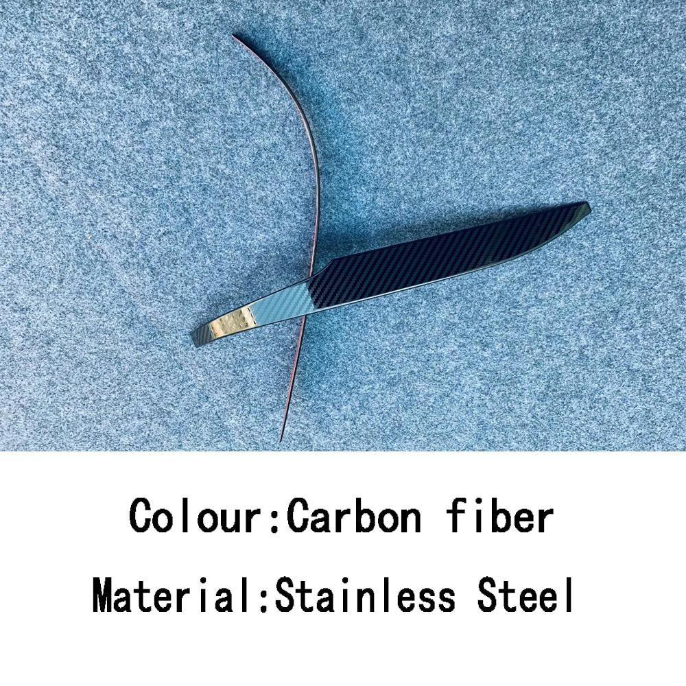 For Toyota Venza/Harrier    2024 ABS/Steel Frame Side Rearview Mirror Strip Cover Trim Sticker Eyebrow Accessories