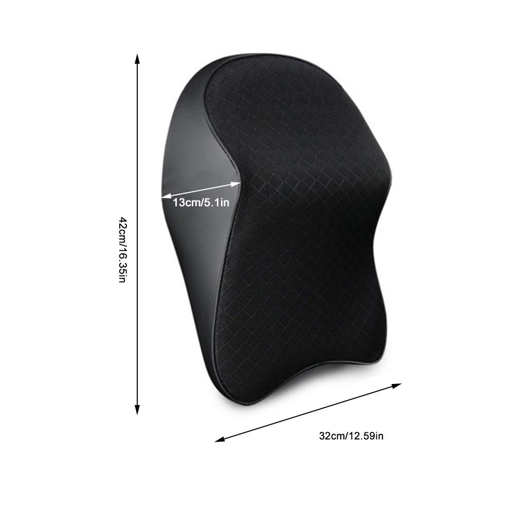 Car Neck Pillow Adjustable Head Restraint 3D Memory Foam Auto Headrest Travel Pillow Neck Support Holder Seat Covers Car Styling