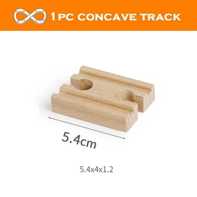 All Kinds Of Wooden Track Accessories Beech Wood Railway Train Track Connector Toys Fit For All Brands Wood Tracks Toys For Kids