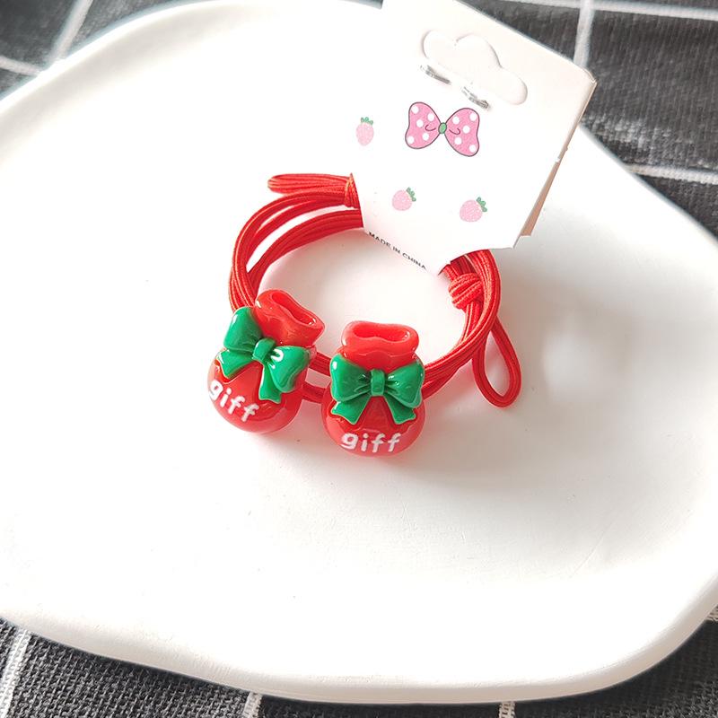 2024 Christmas Kids' Hair Accessories: Santa, Snowman, Reindeer Tree Hair Ties & Scrunchies