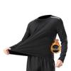 Men's Quick-Dry Long-Sleeve Sports Base Layer with Velvet for Running and Mountaineering