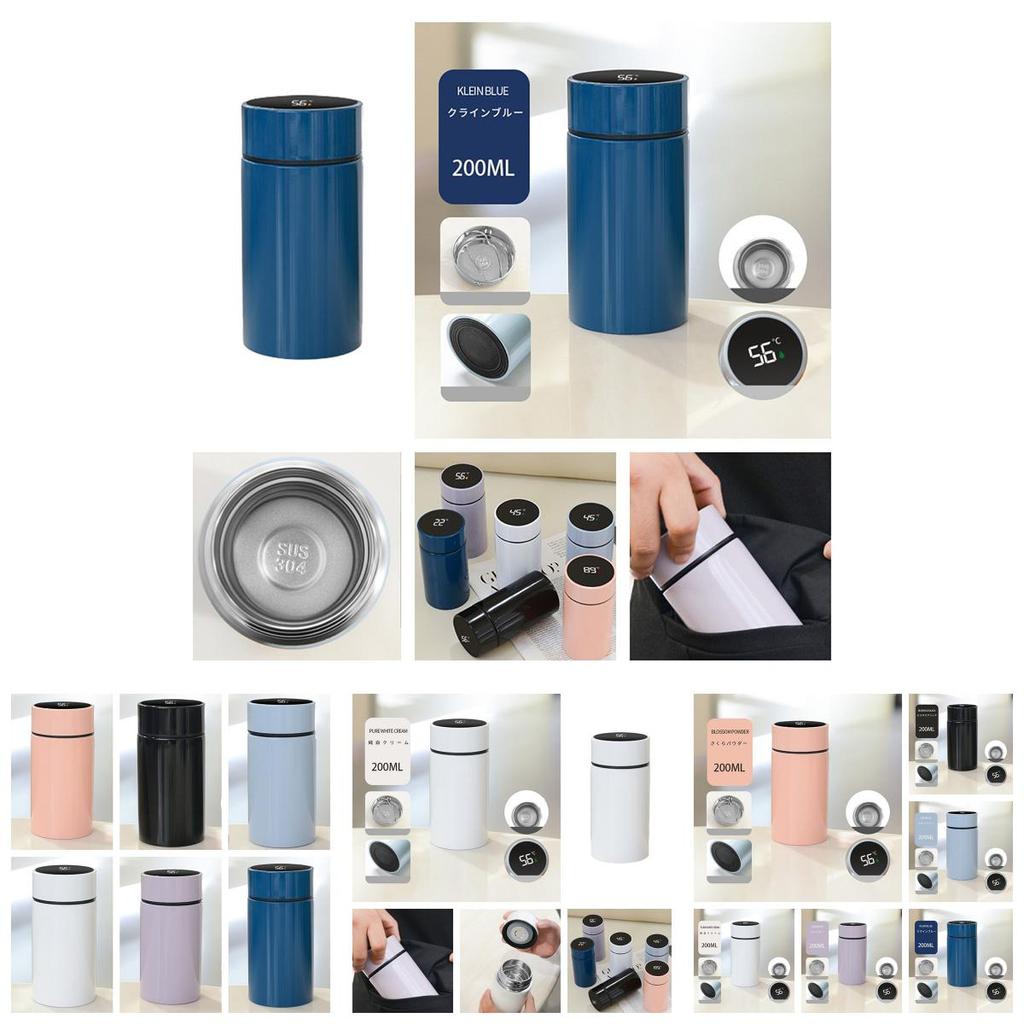 Smart Thermos With Temperature Display Stainless Steel Water Bottle For Outdoor Activities And Office