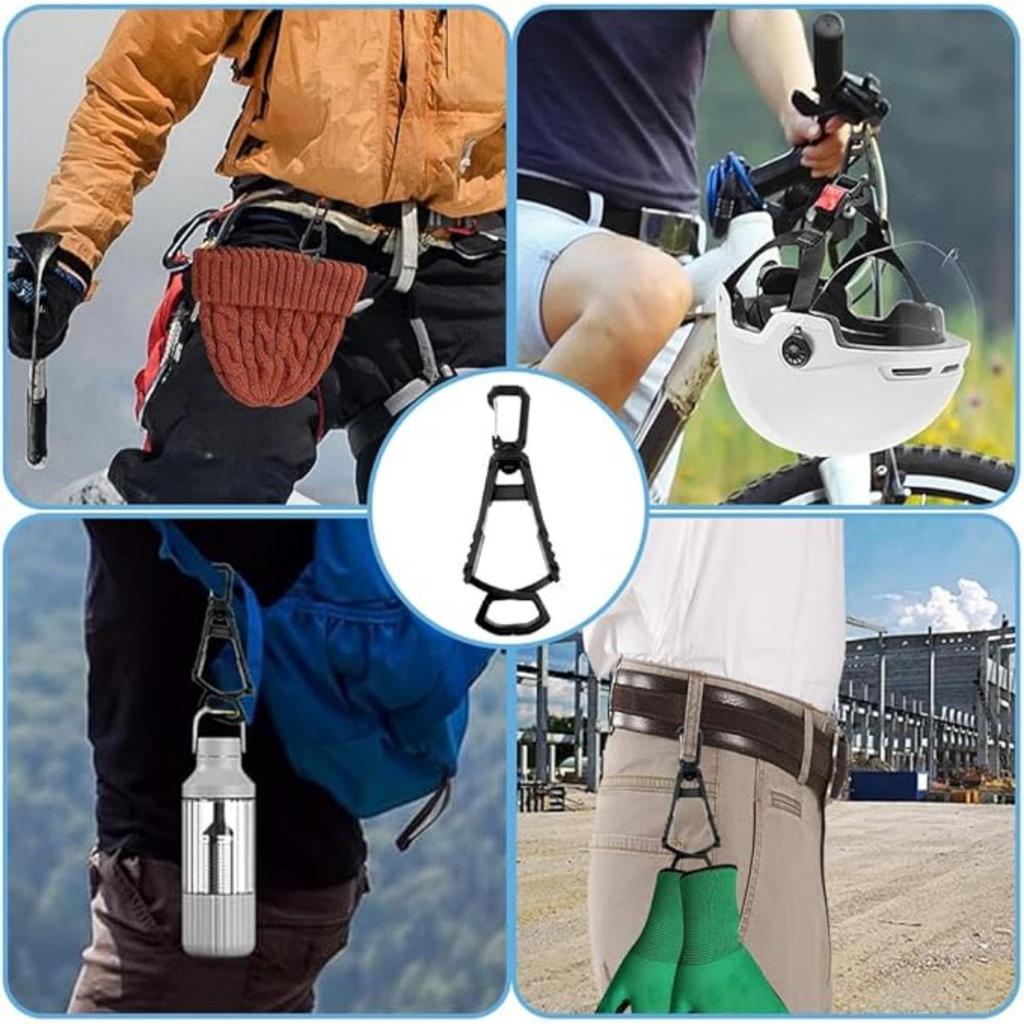 4-Piece Outdoor Anti-Lost Glove & Hat Clips - Multi-Functional Labor Protection Buckles with Free Shipping.