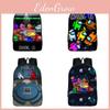 Game Cartoon Design School Bag Lightweight Backpack For Young Students