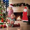 24 Day Advent Calendar Santa Felt Pendant for Christmas Decoration Pendant Countdown  Holiday Wall Calendar Home Decoration