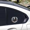 Skull car sticker for rear window; creative cartoon scratch cover for car body; decoration for electric vehicle