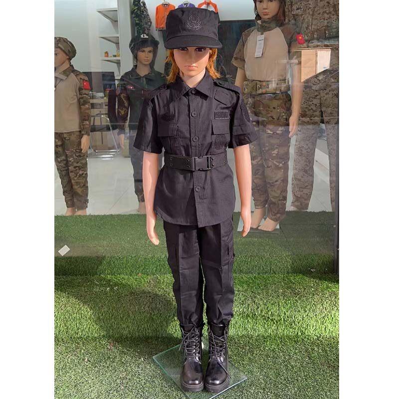 Kids' Police and SWAT Uniform Set: Boys' Police, Girls' SWAT, Camouflage Soldier Set.