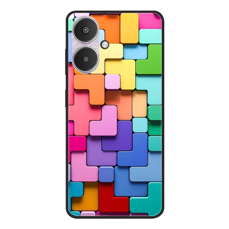 Case For Redmi 13C 5G Case Cool Silicone Protective Cover for Xiaomi Redmi 13C 5G Bumper Redmi13C 13 C 5G Fundas Black Coque