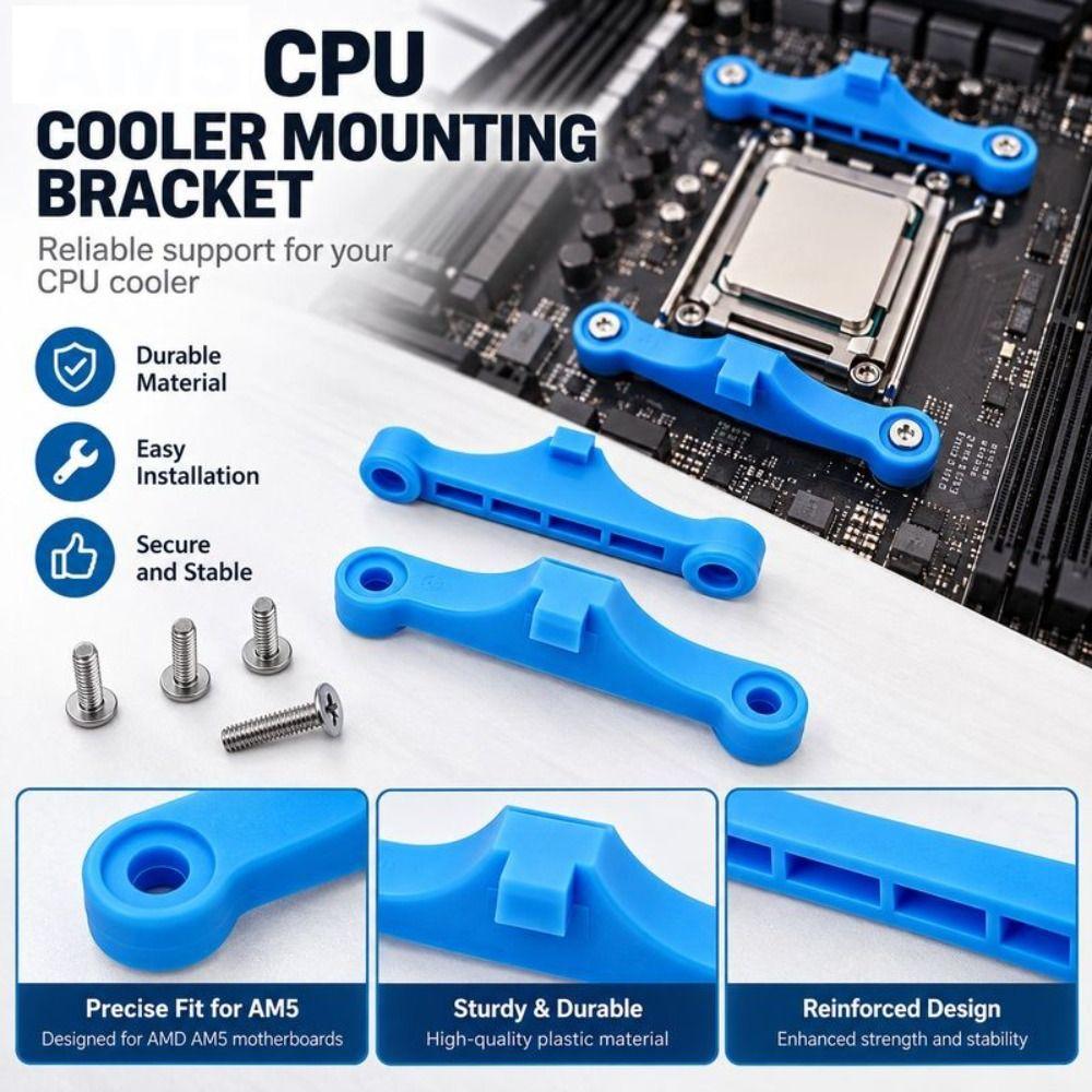 Retrofit CPU Cooler Fan Bracket AM5 Interface Motherboard Cooler Bracket PC Build